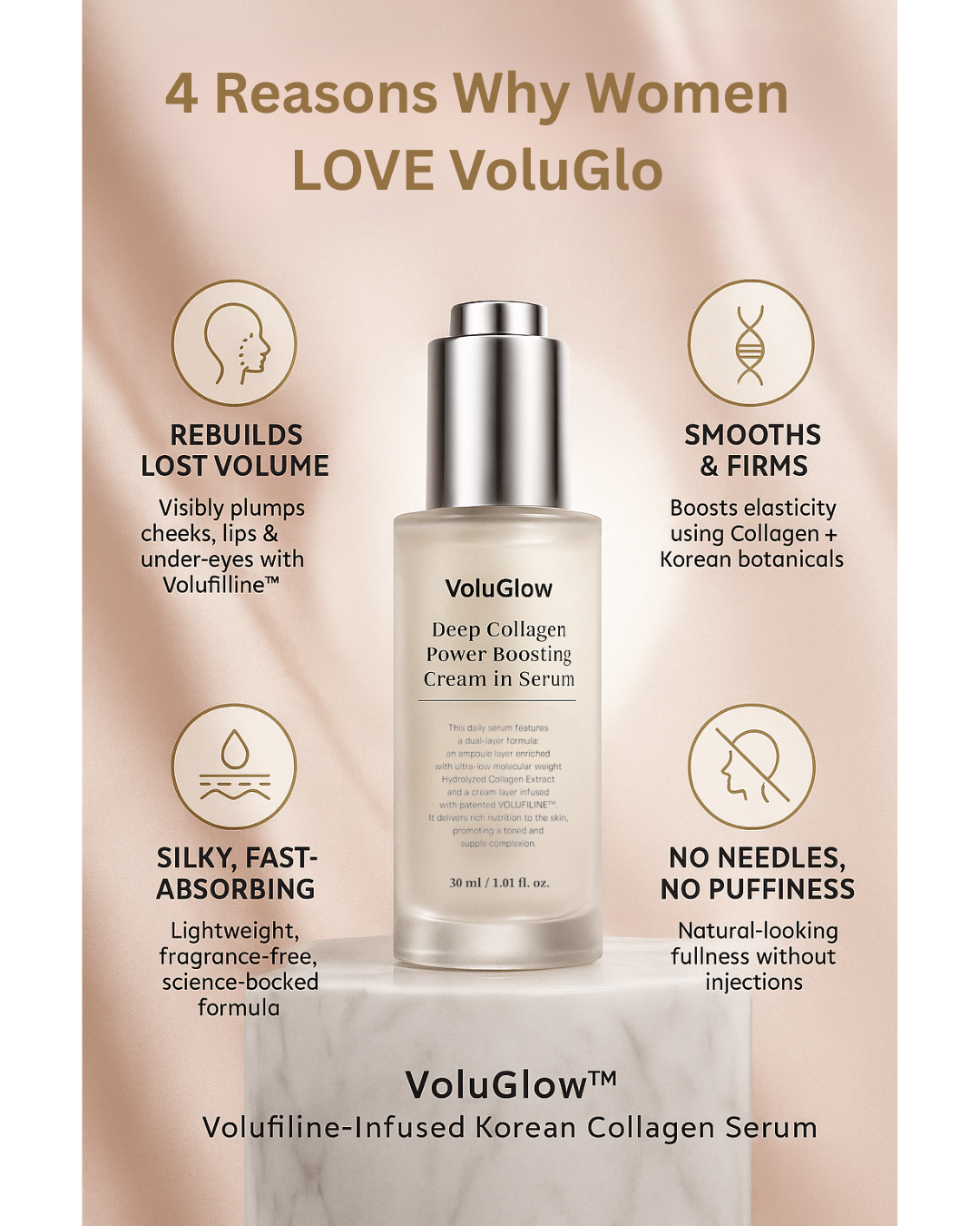 VoluGlow Infused Korean Collagen Serum